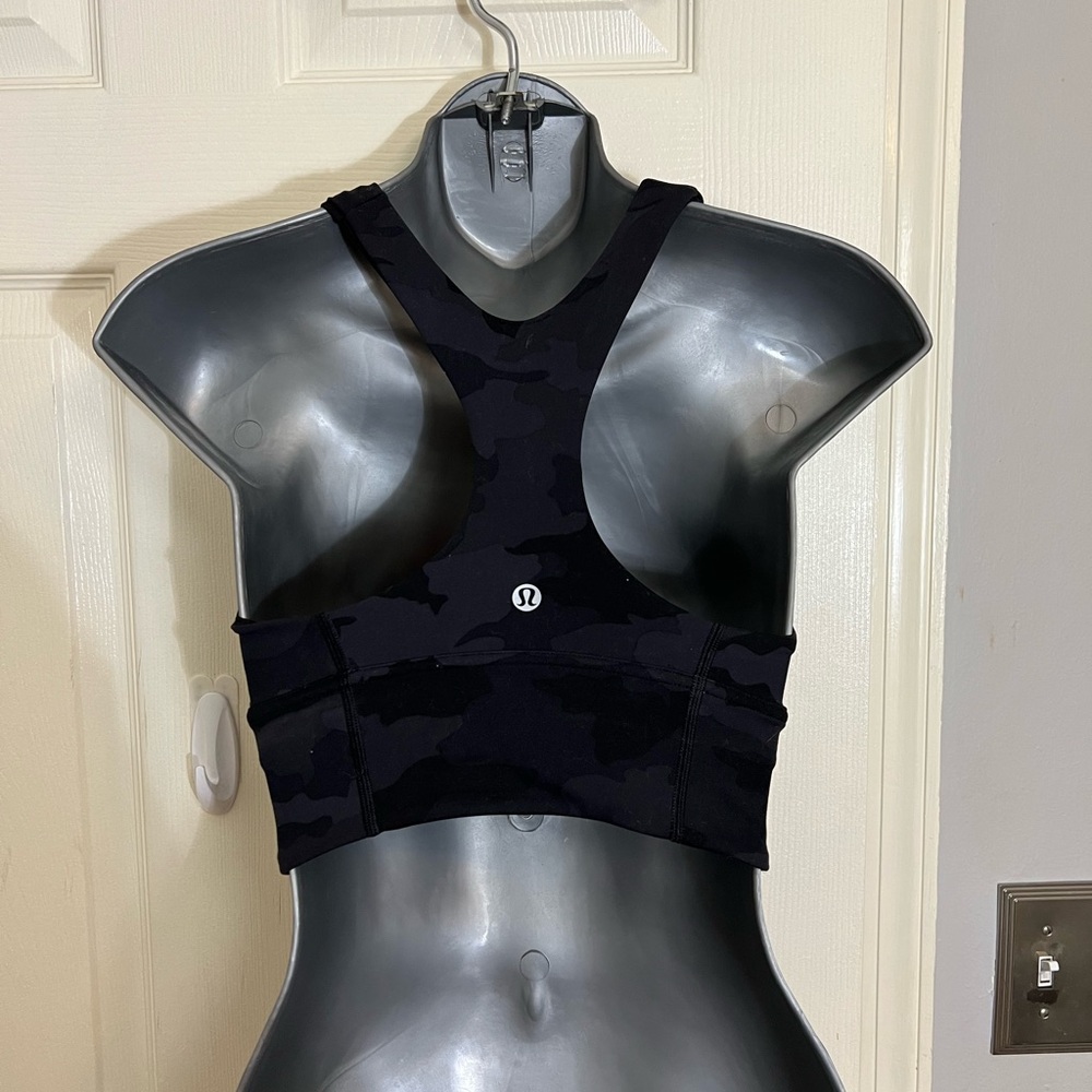 lululemon athletica Black Camo Sports Bra